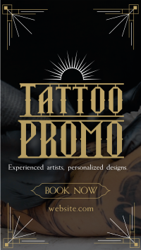 Tattoo Studio Promo Instagram Reel Image Preview