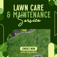 Lawn Care Services Instagram Post Design