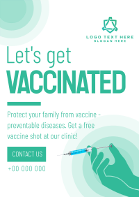Let's Get Vaccinated Poster Image Preview