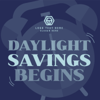Playful Daylight Savings Linkedin Post Image Preview