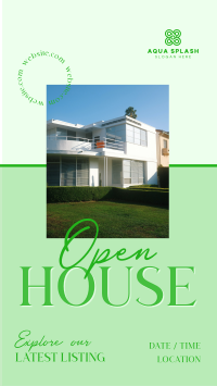 Open House Real Estate TikTok Video Image Preview