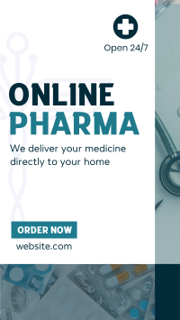 Online Pharma Business Medical Instagram Reel Image Preview