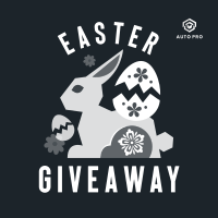 Floral Easter Bunny Giveaway Instagram post Image Preview