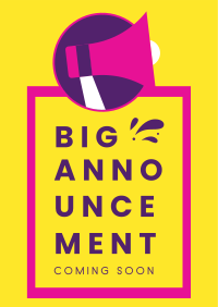 Big Announcement Poster Image Preview