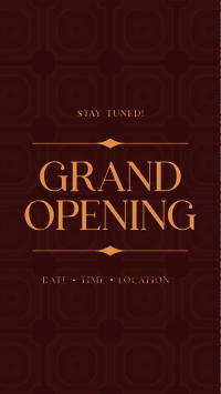 Vintage Grand Opening Facebook story Image Preview