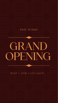 Vintage Grand Opening Facebook story Image Preview