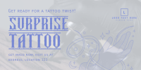 Tattoo Studio Promo Twitter Post Design