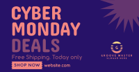 Quirky Cyber Monday Facebook Ad Design