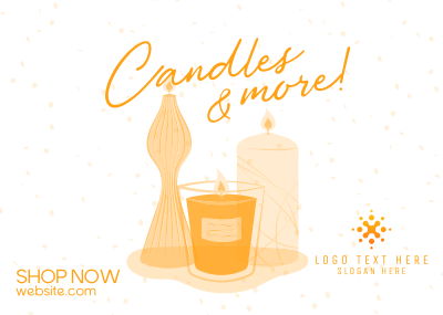 Candles and More Postcard Image Preview
