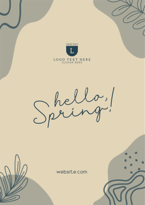 Hey Hello Spring Poster Image Preview