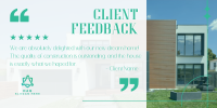 Customer Feedback on Construction Twitter Post Image Preview