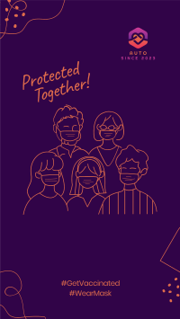 Protected Together Facebook story Image Preview