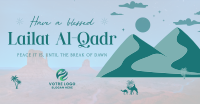 Blessed Lailat al-Qadr Facebook Ad Design