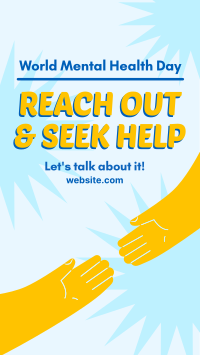 Reach Out and Seek Help YouTube Short Design