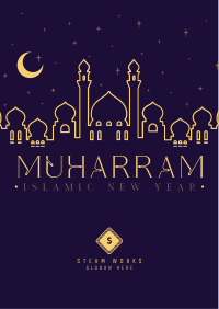 Cosmic Muharram Flyer Image Preview