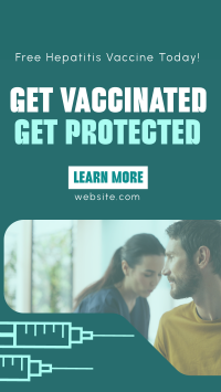 Simple Hepatitis Vaccine Awareness Instagram reel Image Preview