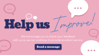 Bubbly Customer Feedback Facebook event cover Image Preview