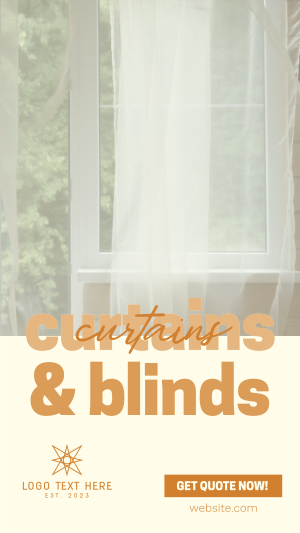 Curtains & Blinds Business Instagram Reel Image Preview