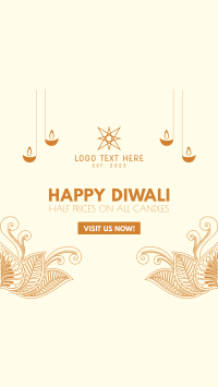 Diwali Candle Sale Instagram story Image Preview