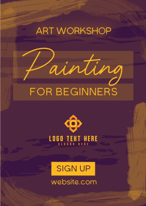 Painting for Beginners Flyer Image Preview