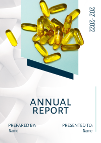 Pharmaceutical Annual Report Flyer Design