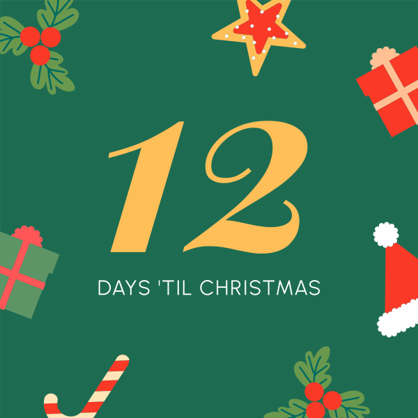 Cute Christmas Countdown Instagram Post Design Image Preview