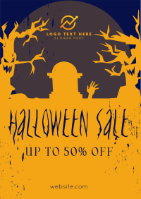Spooky Trees Sale Poster Image Preview