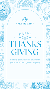 Elegant Thanksgiving Instagram Reel Design