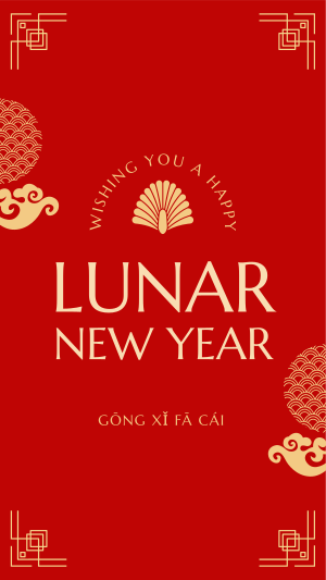 Lunar Year Tradition Facebook story Image Preview