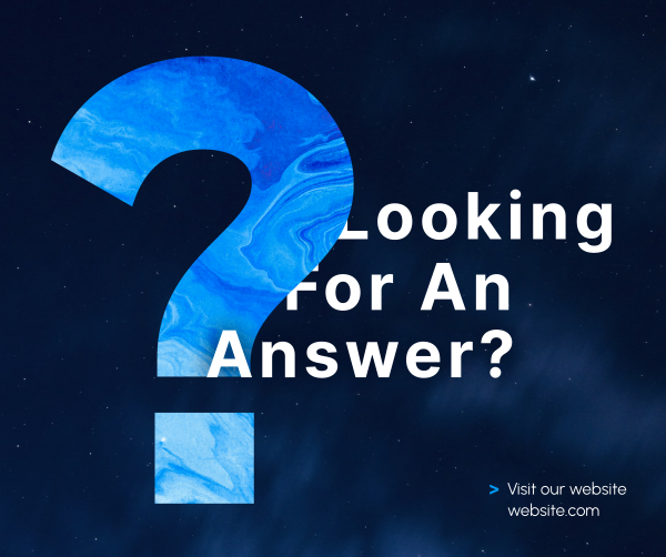 A Big Question Facebook Post Design Image Preview