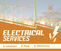 Professional Electrician Facebook Post Image Preview