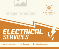 Professional Electrician Facebook Post Image Preview