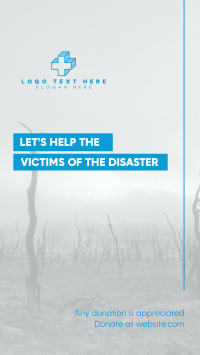 Help Disaster Victims Facebook story Image Preview