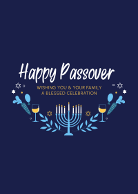 Celebrate Passover  Poster Design