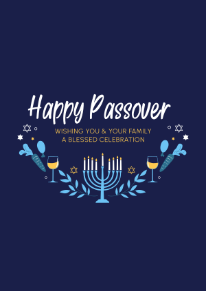 Celebrate Passover  Poster Image Preview