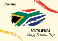 South Africa Freedom Day Postcard Image Preview