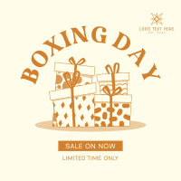 Boxing Day Limited Promo Instagram Post Design