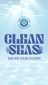 Clean Seas For Tomorrow YouTube short Image Preview