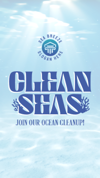 Clean Seas For Tomorrow YouTube Short Image Preview