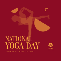 National Yoga Day Instagram Post Design