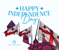 Happy Independence Day Georgia! Facebook Post Design