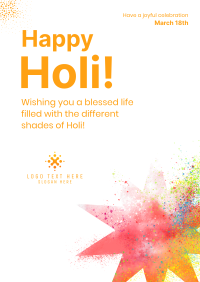 Holi Star Flyer Design