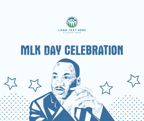 MLK Day Celebration Facebook Post Design Image Preview