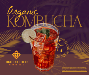 Organic Kombucha Facebook post Image Preview