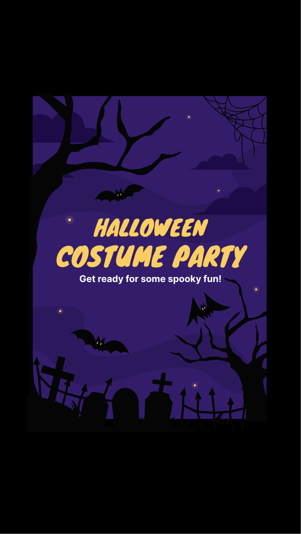 Halloween Party Instagram Story Design Image Preview