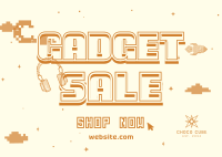 Retro Gadget Sale Postcard Image Preview