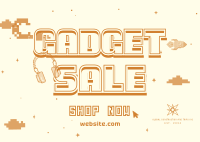 Retro Gadget Sale Postcard Image Preview