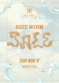 Y2K Sky Sale Flyer Image Preview