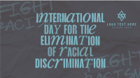 Stop Racial Discrimination Facebook event cover Image Preview
