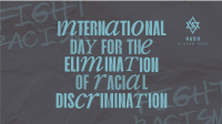 Stop Racial Discrimination Facebook event cover Image Preview